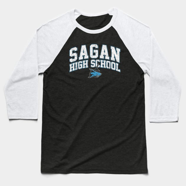 Sagan High School (21 Jump Street) Baseball T-Shirt by huckblade